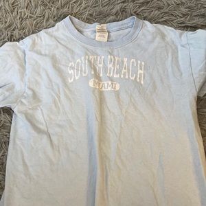 Baby blue south beach Miami t shirt